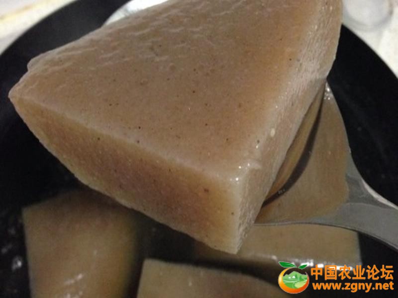 由魔芋精粉制作的魔芋豆腐